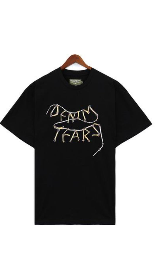 DENIM TEARS CHICKEN BON TEE BLACK