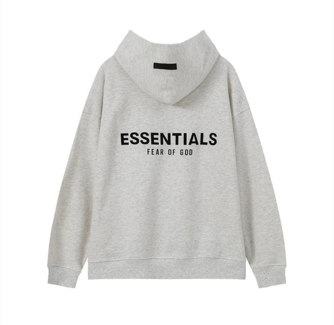 FEAR OF GOD ESSENTIALS PULLOVER CHEST LOGO HOODIE