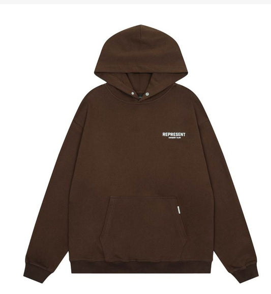 REPRESENT OWNERS CLUB BROWN HOODIE